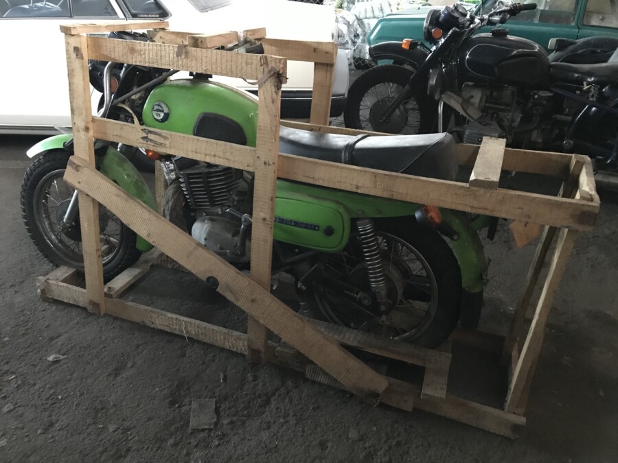 «Капсула времени»: не распакованный мотоцикл «Восход-ЗМ-01» показали на видео 1