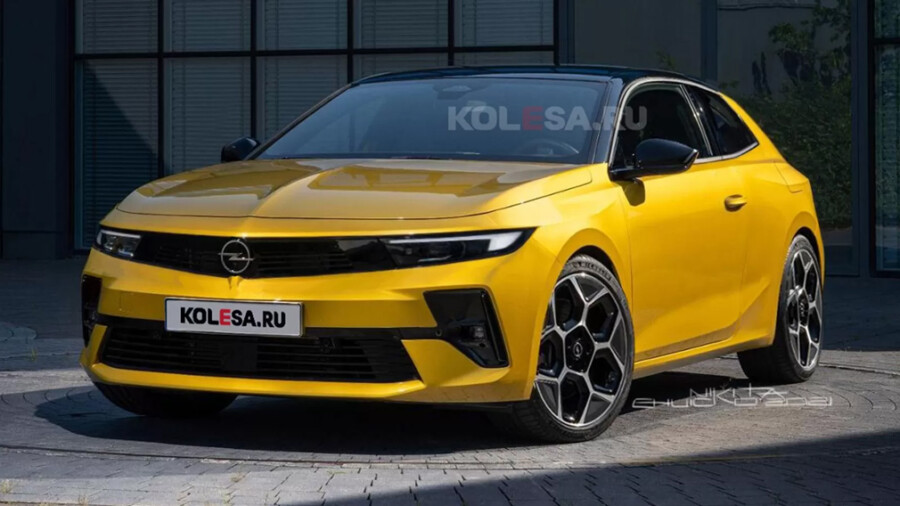 В сети показали изображения хэтчбека Opel Astra нового поколения 1